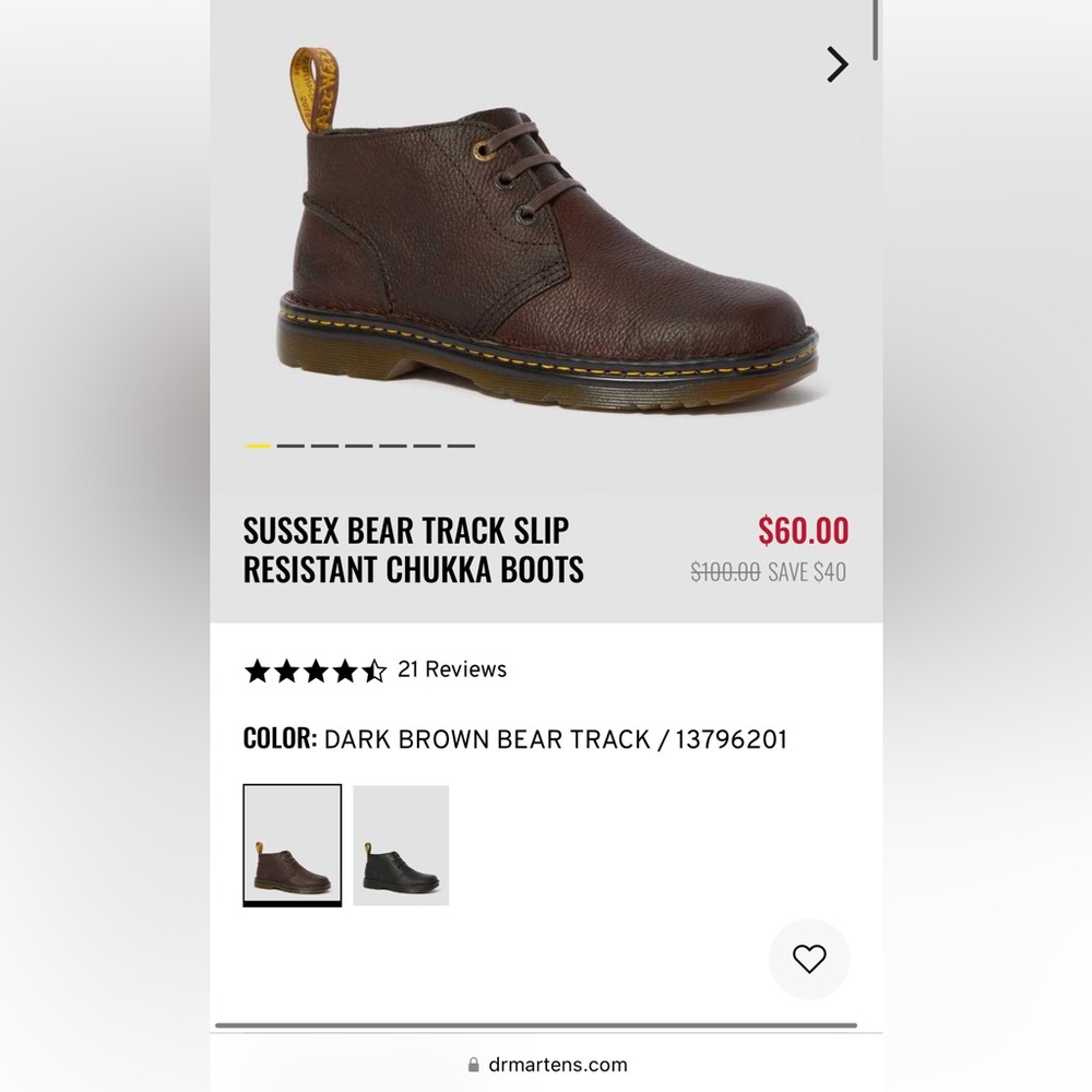 Dr. Martens Sussex Leather Chukka Ankle Boots